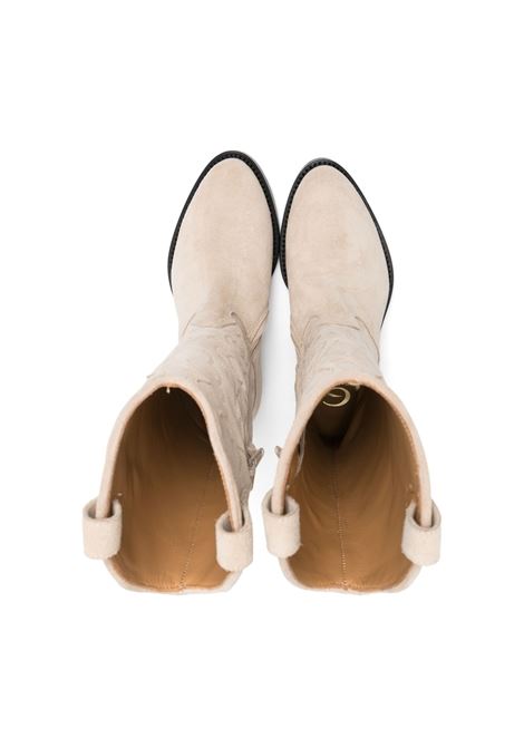Leather cowboy boots GALLUCCI KIDS | J40029AMB0F515C
